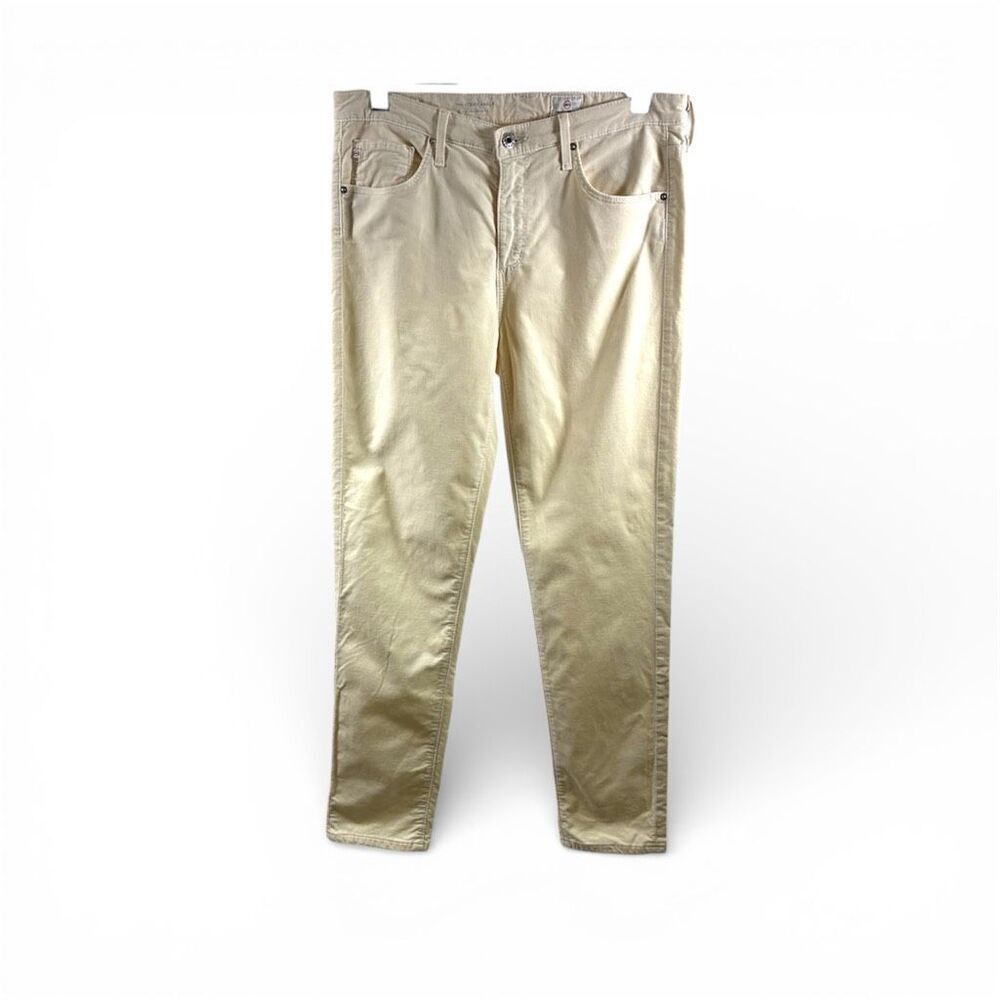 AG Adriano Goldschmied The Stevie Ankle Sold in Anthropologie Velvet Ankle Pants
